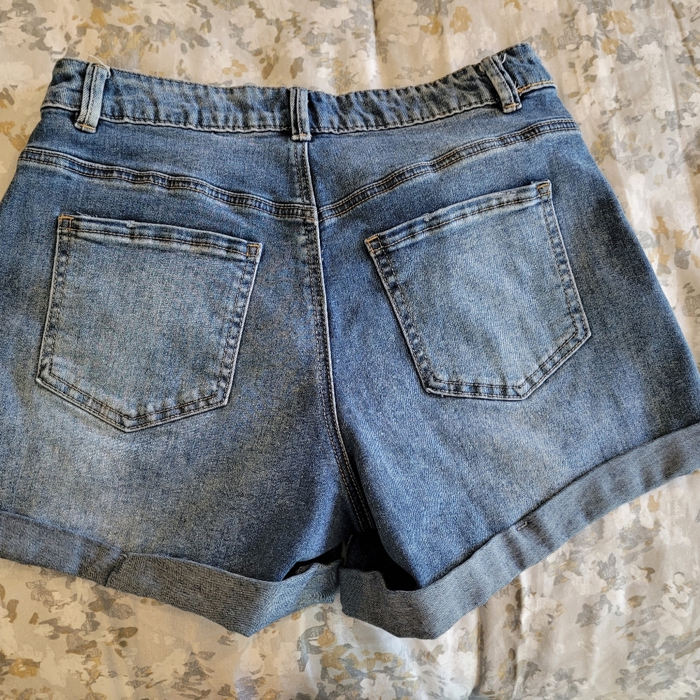 High Waisted Jean Shorts